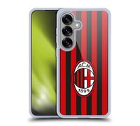 Head Case Designs Licenza Ufficiale AC Milan in Casa 2018/19 Kit Crest Custodia in Gel [Protezione di Grado Militare] Compatibile con Samsung Galaxy S25 E Compatibile con MagSafe