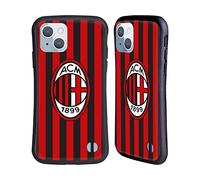 Head Case Designs Licenza Ufficiale AC Milan in Casa 2018/19 Kit Cresta Custodia Cover Ibrida Compatibile con Apple iPhone 14