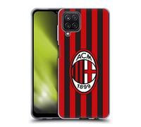 Head Case Designs Licenza Ufficiale AC Milan in Casa 2018/19 Kit Cresta Custodia in Gel [Protezione di Grado Militare] Compatibile con Samsung Galaxy A12 (2020)