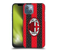 Head Case Designs Licenza Ufficiale AC Milan in Casa 2020/21 Kit Crest Custodia Cover Dura per Parte Posteriore Compatibile con Apple iPhone 13