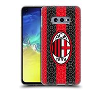 Head Case Designs Licenza Ufficiale AC Milan in Casa 2020/21 Kit Crest Custodia Cover in Morbido Gel Compatibile con Samsung Galaxy S10e