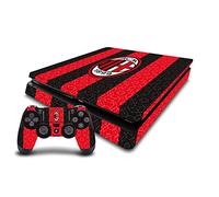 Head Case Designs Licenza Ufficiale AC Milan in Casa 2020/21 Kit Crest Vinile Sticker Gaming Pelle Adesivo Compatibile con Sony Playstation 4 PS4 Slim Console And DualShock 4 Controller