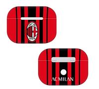 Head Case Designs Licenza Ufficiale AC Milan in Casa 2020/21 Kit Crest Vinile Sticker Pelle Adesivo Compatibile con Apple AirPods PRO