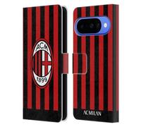 Head Case Designs Licenza Ufficiale AC Milan Kit Per La Casa 2022/23 Custodia Portafoglio in Pelle Compatibile con Google Pixel 10
