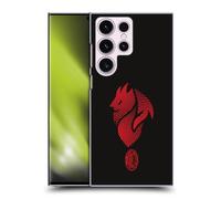 Head Case Designs Licenza Ufficiale AC Milan Logo Grafica Custodia Cover Dura per Parte Posteriore Compatibile con Samsung Galaxy S23 Ultra 5G