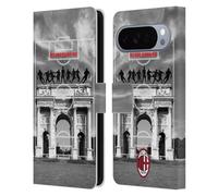 Head Case Designs Licenza Ufficiale AC Milan Milano Siamo Noi 2 Adulti Custodia Portafoglio in Pelle Compatibile con Google Pixel 10 Pro XL