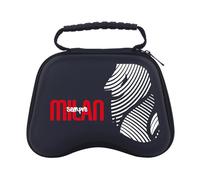 Head Case Designs Licenza Ufficiale AC Milan NOI, VOI, MILAN Logo Grafico Custodia Rigida Da Viaggio Compatibile con PS5 DualSense & Xbox Controller