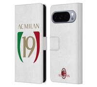 Head Case Designs Licenza Ufficiale AC Milan Scudetto We The Champions 2022/23 Custodia Portafoglio in Pelle Compatibile con Google Pixel 10 Pro XL
