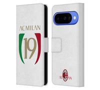 Head Case Designs Licenza Ufficiale AC Milan Scudetto We The Champions 2022/23 Custodia Portafoglio in Pelle Compatibile con Google Pixel 10
