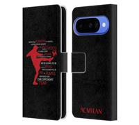 Head Case Designs Licenza Ufficiale AC Milan Silhouette 2 Adulti Custodia Portafoglio in Pelle Compatibile con Google Pixel 10
