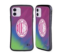 Head Case Designs Licenza Ufficiale AC Milan Terza Kit per Stemma 2023/24 Custodia Cover Ibrida Compatibile con Apple iPhone 11