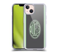 Head Case Designs Licenza Ufficiale AC Milan Terza Kit per Stemma 2024/25 Custodia Cover in Morbido Gel Compatibile con Apple iPhone 13