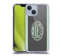 Head Case Designs Licenza Ufficiale AC Milan Terza Kit per Stemma 2024/25 Custodia Cover in Morbido Gel Compatibile con Apple iPhone 14