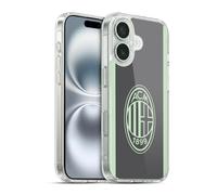 Head Case Designs Licenza Ufficiale AC Milan Terza Kit per Stemma 2024/25 Custodia Cover in Morbido Gel Compatibile con Apple iPhone 16
