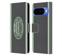 Head Case Designs Licenza Ufficiale AC Milan Terza Kit Per Stemma 2024/25 Custodia Portafoglio in Pelle Compatibile con Google Pixel 10