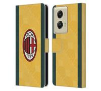 Head Case Designs Licenza Ufficiale AC Milan Terza Kit per Stemma 2025/26 Custodia Portafoglio in Pelle Compatibile con Motorola Moto G Stylus 5G (2024)