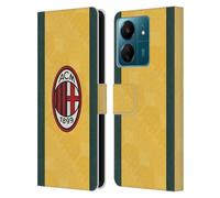Head Case Designs Licenza Ufficiale AC Milan Terza Kit per Stemma 2025/26 Custodia Portafoglio in Pelle Compatibile con Xiaomi Redmi 13C 4G