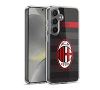 Head Case Designs Licenza Ufficiale AC Milan Terza Maglia 2018/19 Kit Cresta Custodia in Gel [Protezione di Grado Militare] Compatibile con Samsung Galaxy S24 5G E Compatibile con MagSafe