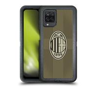Head Case Designs Licenza Ufficiale AC Milan Terzo Kit 2022/23 Custodia Antiurto Ultra Blindata Compatibile con Samsung Galaxy A12 (2020)