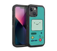 Head Case Designs Licenza Ufficiale Adventure Time BMO Grafica Custodia Antiurto Ultra Blindata compatibile con Apple iPhone 13