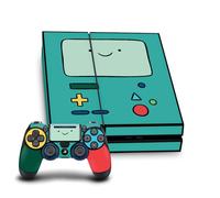 Head Case Designs Licenza Ufficiale Adventure Time BMO Grafica Vinile Sticker Gaming Pelle Adesivo Compatibile con Sony Playstation 4 PS4 Console And DualShock 4 Controller Bundle