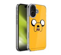 Head Case Designs Licenza Ufficiale Adventure Time Il Cane Jake Grafica Custodia in Gel [Protezione di Grado Militare] Compatibile con Apple iPhone 17