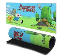 Head Case Designs Licenza Ufficiale Adventure Time Jake e Finn Grafica 23.62 x 11.81 x 0.12 Inches (600 x 300 mm) - L Tappetino per Mouse E Scrivania da Ufficio per Giochi Tastiera PC