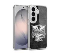 Head Case Designs Licenza Ufficiale Aerosmith 1987 Permanent Vacation Nero e Bianco Custodia in Gel [Protezione di Grado Militare] Compatibile con Samsung Galaxy S26 Plus