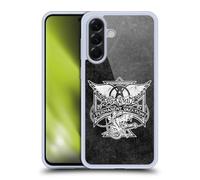 Head Case Designs Licenza Ufficiale Aerosmith 1987 Permanent Vacation Nero e Bianco Custodia in Gel [Protezione di Grado Militare] Compatibile con Samsung Galaxy A56 5G