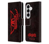 Head Case Designs Licenza Ufficiale Aerosmith Ali Rosse Emozioni Dolci Clasici Custodia Portafoglio in Pelle Compatibile con Samsung Galaxy S26