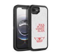 Head Case Designs Licenza Ufficiale Aerosmith Back In The Saddle Again Clasici Custodia Antiurto Ultra Blindata compatibile con Apple iPhone 16e / iPhone 17e