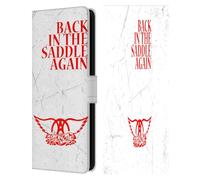 Head Case Designs Licenza Ufficiale Aerosmith Back in The Saddle Again Clasici Custodia Portafoglio in Pelle Compatibile con Samsung Galaxy S25 Fe