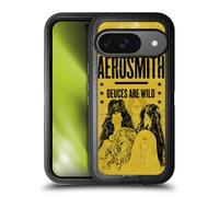Head Case Designs Licenza Ufficiale Aerosmith Deuces Are Wild Clasici Custodia Antiurto Ultra Blindata Compatibile con Google Pixel 9 / Pixel 9 PRO