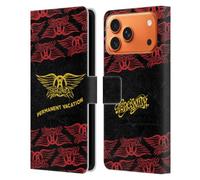 Head Case Designs Licenza Ufficiale Aerosmith Permanent Vacation Clasici Custodia Portafoglio in Pelle Compatibile con Apple iPhone 17 Pro Max