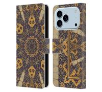 Head Case Designs Licenza Ufficiale Aimee Stewart Manoscritti Antichi Mandala Custodia Portafoglio in Pelle Compatibile con Apple iPhone 17 Pro