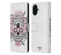 Head Case Designs Licenza Ufficiale Alchemy Gothic Amore Cranio Custodia Portafoglio in Pelle Compatibile con Samsung Galaxy A07