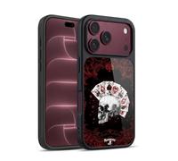 Head Case Designs Licenza Ufficiale Alchemy Gothic Assi dell'Anarchia Cranio e Carte Cover in gel rinforzata [Protezione di Grado Militare] Compatibile con Apple iPhone 18 Pro