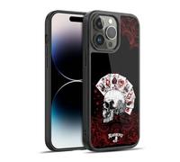 Head Case Designs Licenza Ufficiale Alchemy Gothic Assi dell'Anarchia Cranio e Carte Cover in Gel Rinforzata [Protezione di Grado Militare] Compatibile con Apple iPhone 14 PRO Max