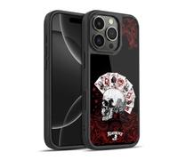 Head Case Designs Licenza Ufficiale Alchemy Gothic Assi dell'Anarchia Cranio e Carte Cover in Gel Rinforzata [Protezione di Grado Militare] Compatibile con Apple iPhone 16 PRO