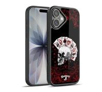 Head Case Designs Licenza Ufficiale Alchemy Gothic Assi dell'Anarchia Cranio e Carte Cover in Gel Rinforzata [Protezione di Grado Militare] Compatibile con Apple iPhone 17