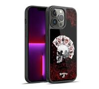 Head Case Designs Licenza Ufficiale Alchemy Gothic Assi dell'Anarchia Cranio e Carte Cover in Gel Rinforzata [Protezione di Grado Militare] Compatibile con Apple iPhone 13 PRO Max