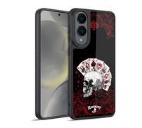 Head Case Designs Licenza Ufficiale Alchemy Gothic Assi dell'Anarchia Cranio e Carte Cover in Gel Rinforzata [Protezione di Grado Militare] Compatibile con Samsung Galaxy S25 Edge