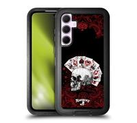 Head Case Designs Licenza Ufficiale Alchemy Gothic Assi dell'Anarchia Cranio e Carte Custodia Antiurto Ultra Blindata Compatibile con Samsung Galaxy A35 5G