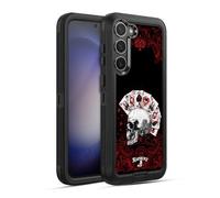 Head Case Designs Licenza Ufficiale Alchemy Gothic Assi dell'Anarchia Cranio e Carte Custodia Antiurto Ultra Blindata Compatibile con Samsung Galaxy S23+ 5G