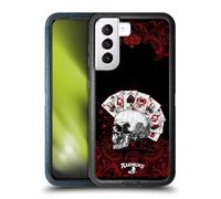Head Case Designs Licenza Ufficiale Alchemy Gothic Assi dell'Anarchia Cranio e Carte Custodia Antiurto Ultra Blindata Compatibile con Samsung Galaxy S21 5G