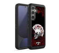 Head Case Designs Licenza Ufficiale Alchemy Gothic Assi dell'Anarchia Cranio e Carte Custodia Antiurto Ultra Blindata Compatibile con Samsung Galaxy S24 Fe
