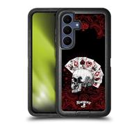 Head Case Designs Licenza Ufficiale Alchemy Gothic Assi dell'Anarchia Cranio e Carte Custodia Antiurto Ultra Blindata Compatibile con Samsung Galaxy S25 Fe