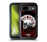 Head Case Designs Licenza Ufficiale Alchemy Gothic Assi dell'Anarchia Cranio e Carte Custodia Antiurto Ultra Blindata Compatibile con Google Pixel 8a