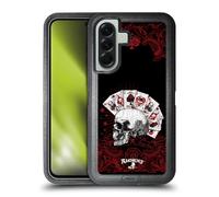 Head Case Designs Licenza Ufficiale Alchemy Gothic Assi dell'Anarchia Cranio e Carte Custodia Antiurto Ultra Blindata Compatibile con Samsung Galaxy A56 5G