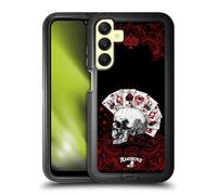 Head Case Designs Licenza Ufficiale Alchemy Gothic Assi dell'Anarchia Cranio e Carte Custodia Antiurto Ultra Blindata Compatibile con Samsung Galaxy A25 5G